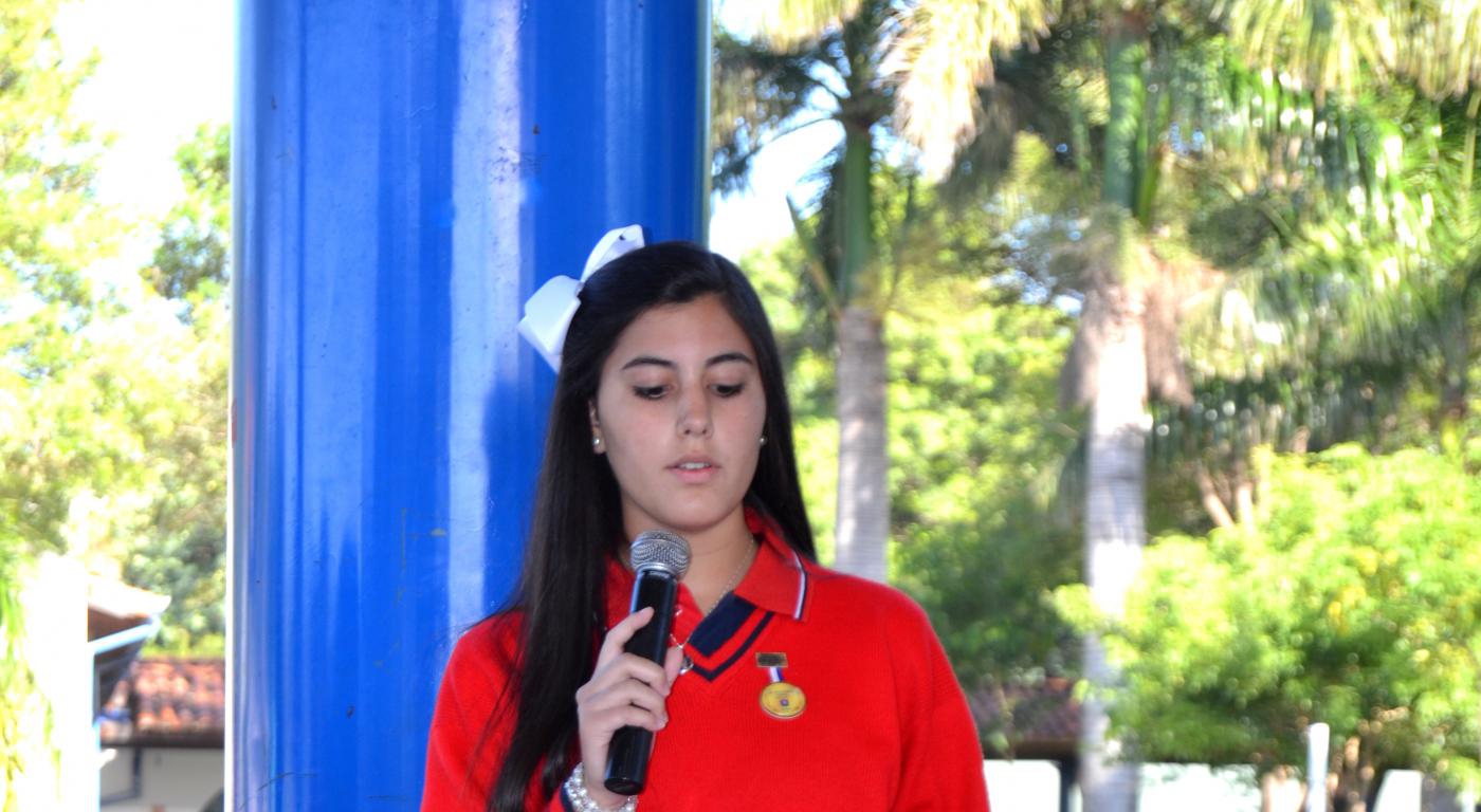 Discurso de la Alumna Maria Paula Oviedo, Presidenta del CESIL